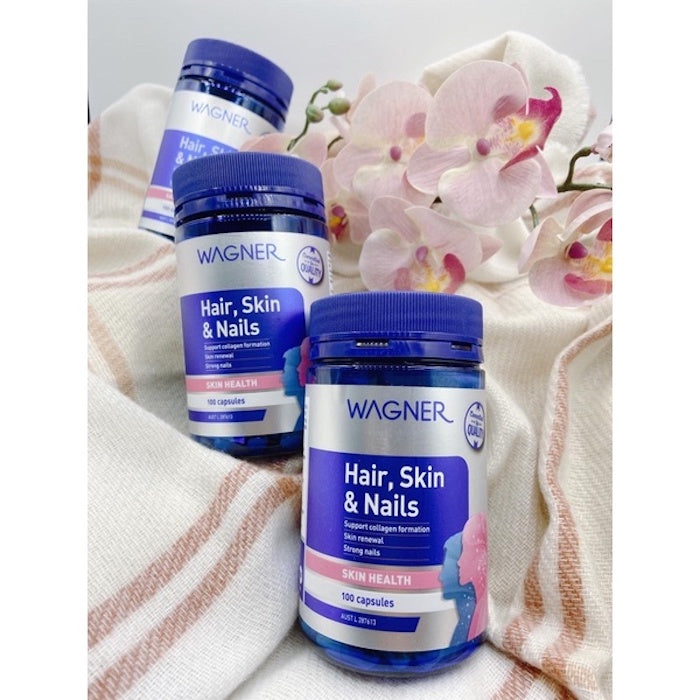 Wagner Hair, Skin & Nails (100-Capsules) 100% Australia