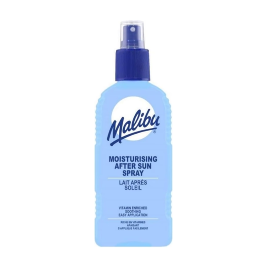 Malibu Sun After Sun Care Moisturising & Vitamin Enriched Spray, 200ml Cooling & Soothing, Aloe Vera, Vitamin E & Allantoin, Hydrating for Sun-Exposed Skin