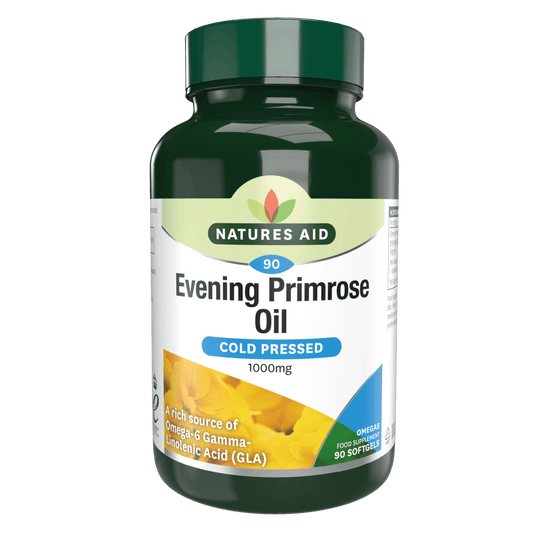 Natures Aid Evening Primrose Oil (Cold Pressed - 90 Softgels) 1000mg