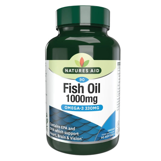 Natures Aid Fish Oil 1000mg 180 Softgels