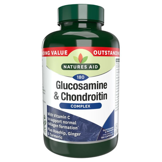 Natures Aid Glucosamine & Chondroitin Complex 90 Tablets