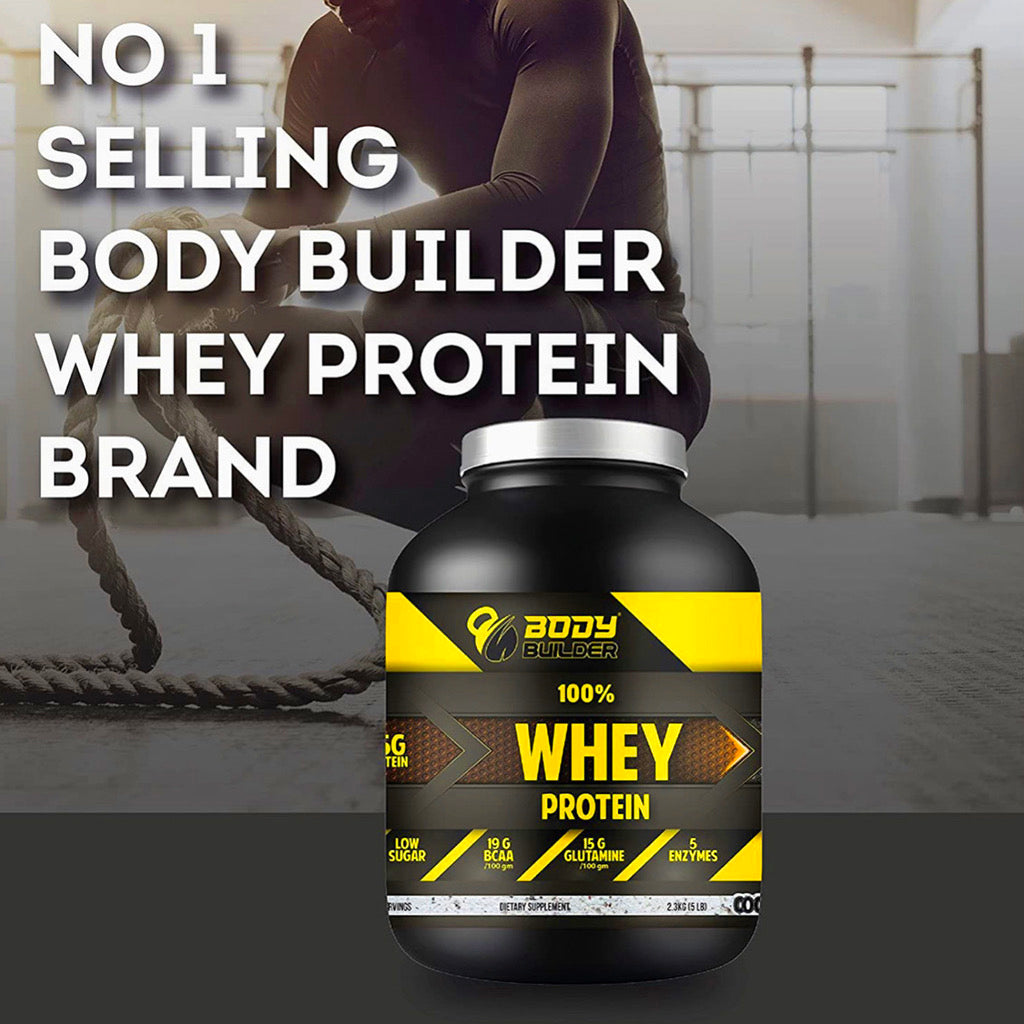 BODY BUILDER 100% WHEY (51-SERVINGS) COOKIES & CREAM