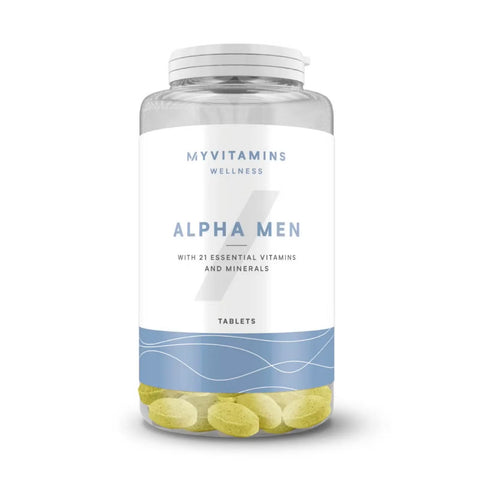 ALPHA MEN MULTIVITAMIN TABLETS.