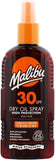 Malibu Sun SPF 30 Non-Greasy Dry Oil Spray for Tanning, 200ml