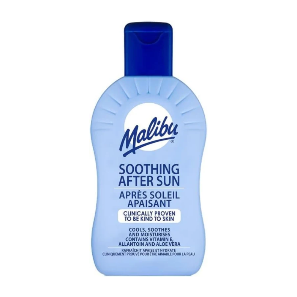 MALIBU SUN After Sun Soothing Moisturising Lotion, Vitamin Enriched 200ml Cooling & Hydrating, Aloe Vera, Vitamin E & Allantoin, For Sun-Exposed Skin, Travel Friendly
