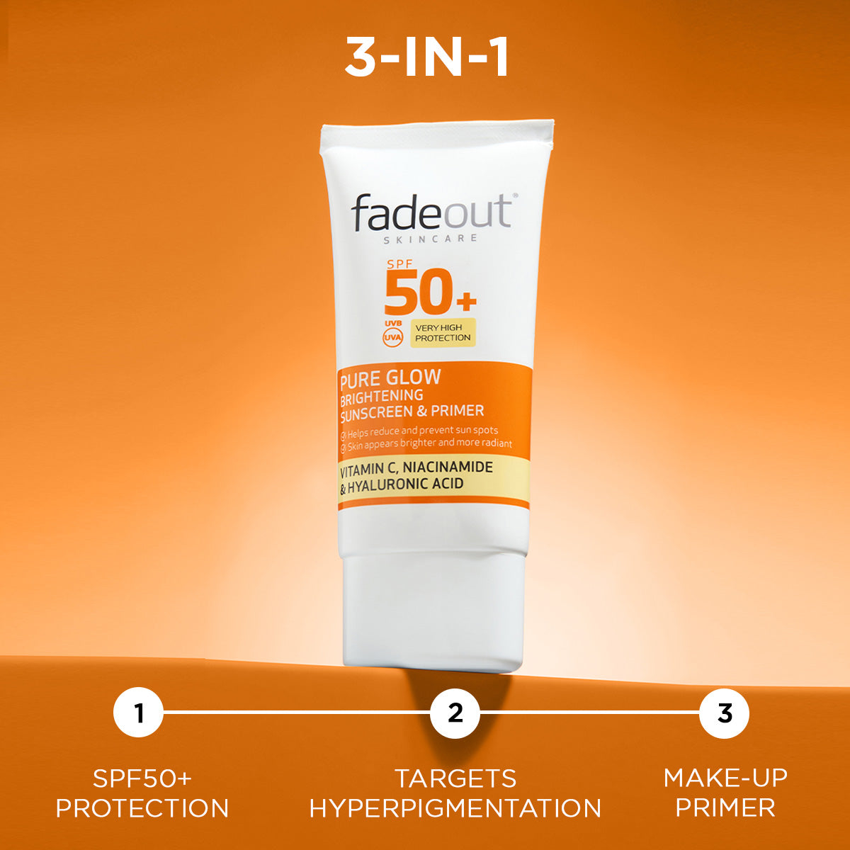 Pure Glow Brightening Sunscreen & Primer SPF50+