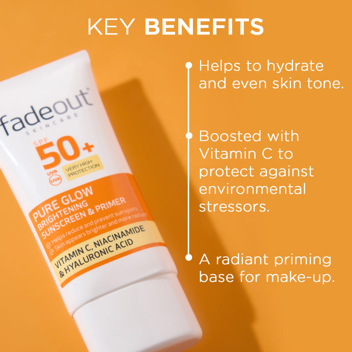 Pure Glow Brightening Sunscreen & Primer SPF50+