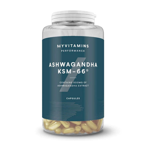 Ashwagandha KSM66 Capsules Branded, full-spectrum root extract 90-Capsules