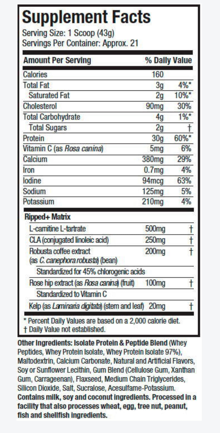 Nitro-Tech Ripped 4-LBS Chocolate Fudge Brownie