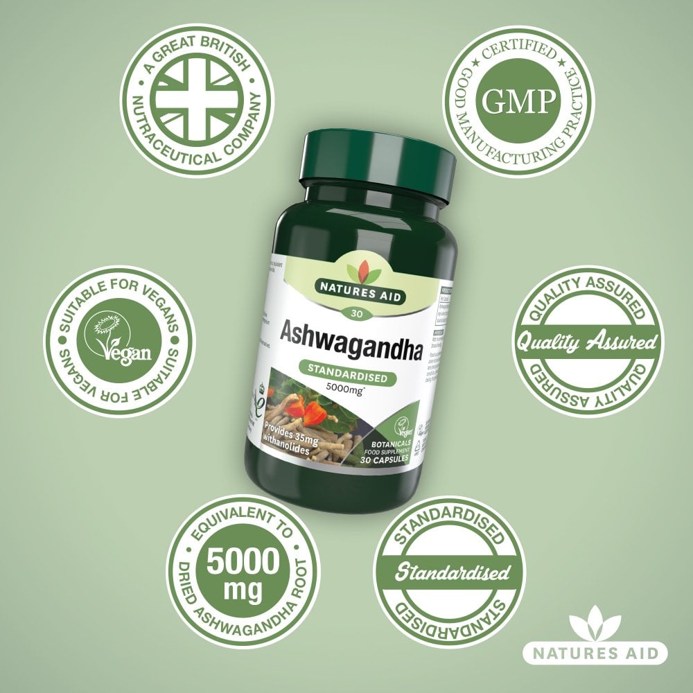 NATURES AID Ashwagandha 5000mg