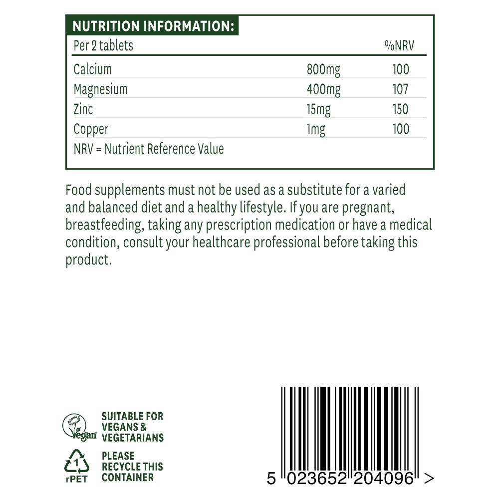 Natures Aid Calcium, Magnesium & Zinc