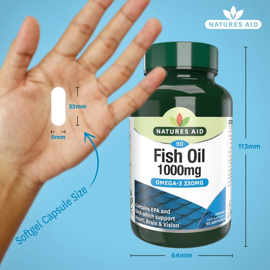 Natures Aid Fish Oil 1000mg
