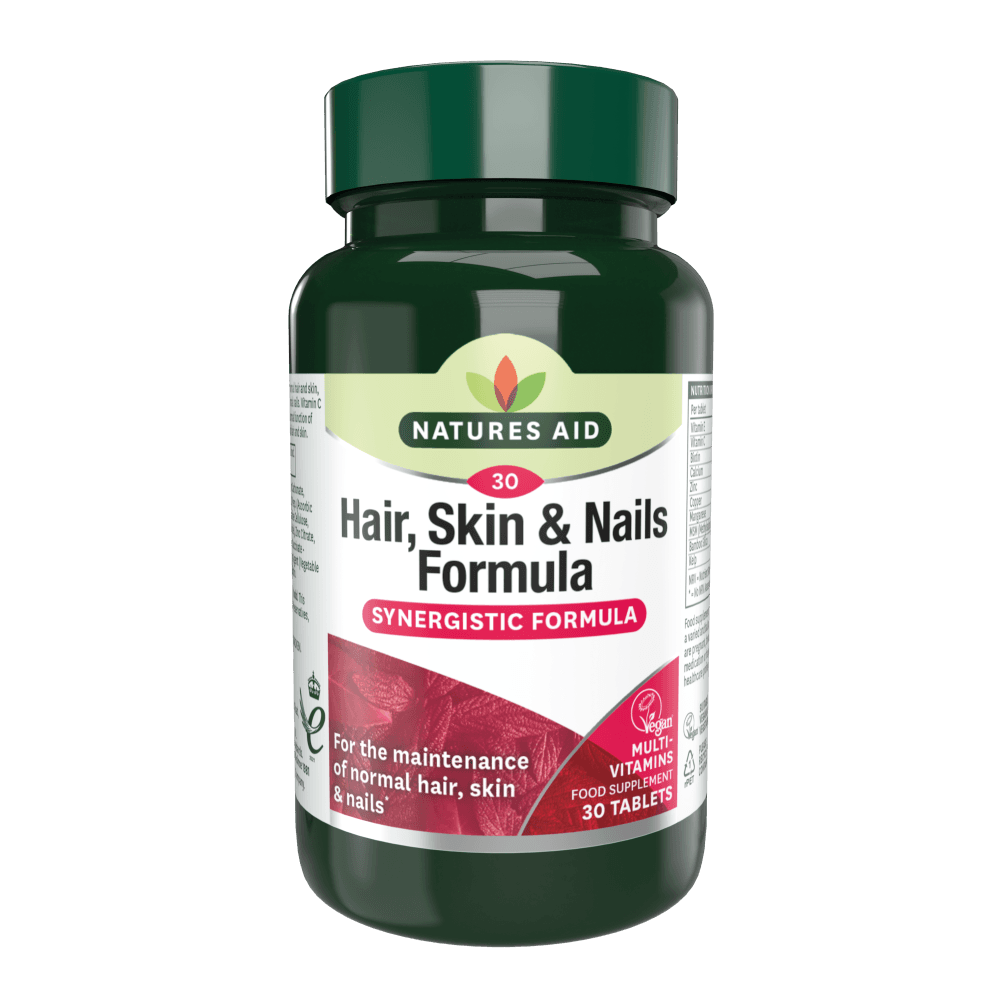 Natures Aid Hair, Skin and Nails Formula 30 Tablets