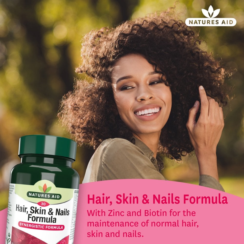 Natures Aid Hair, Skin and Nails Formula 30 Tablets