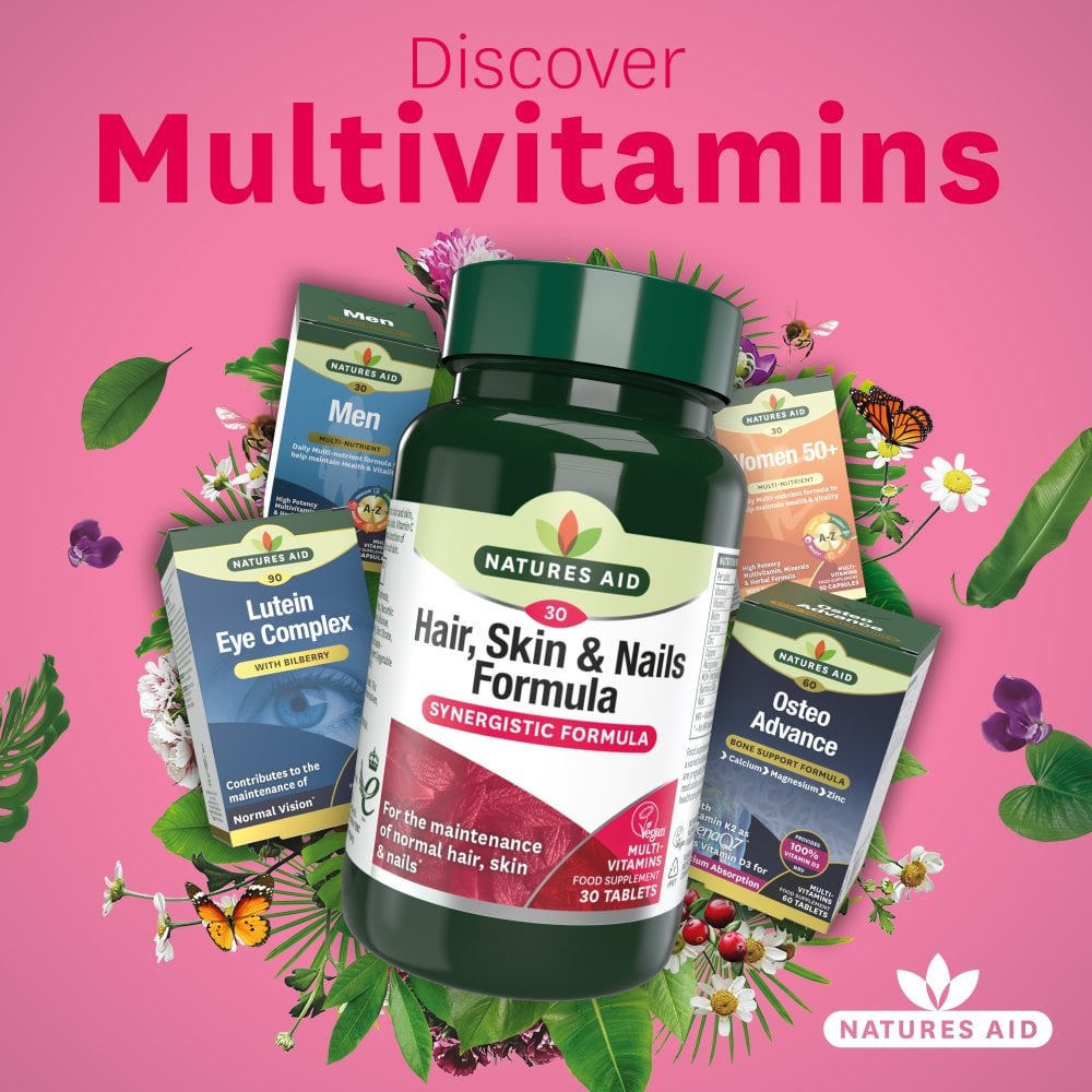 Natures Aid Hair, Skin and Nails Formula 30 Tablets