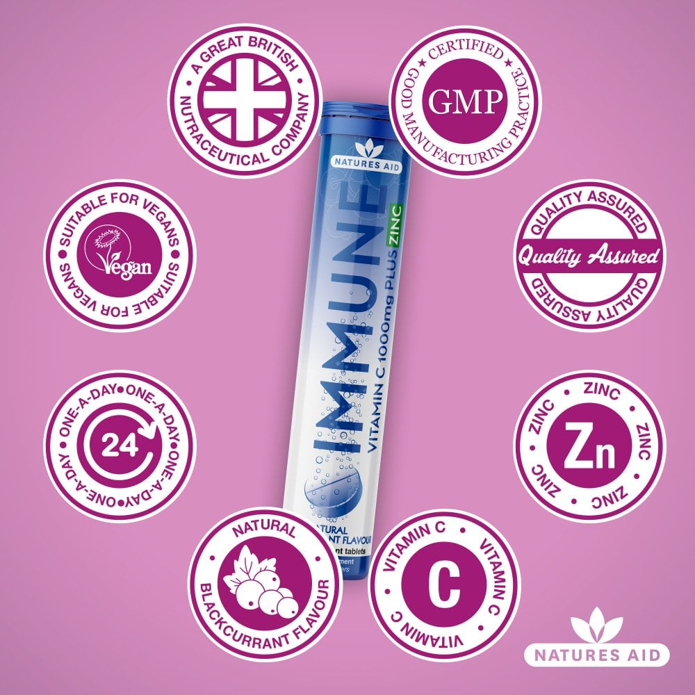 Natures Aid Immune Effervescent 1000mg