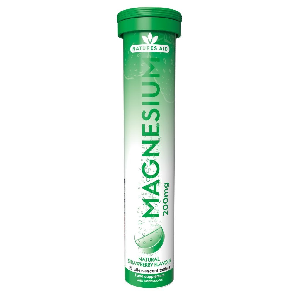 Natures Aid Magnesium Effervescent 200mg