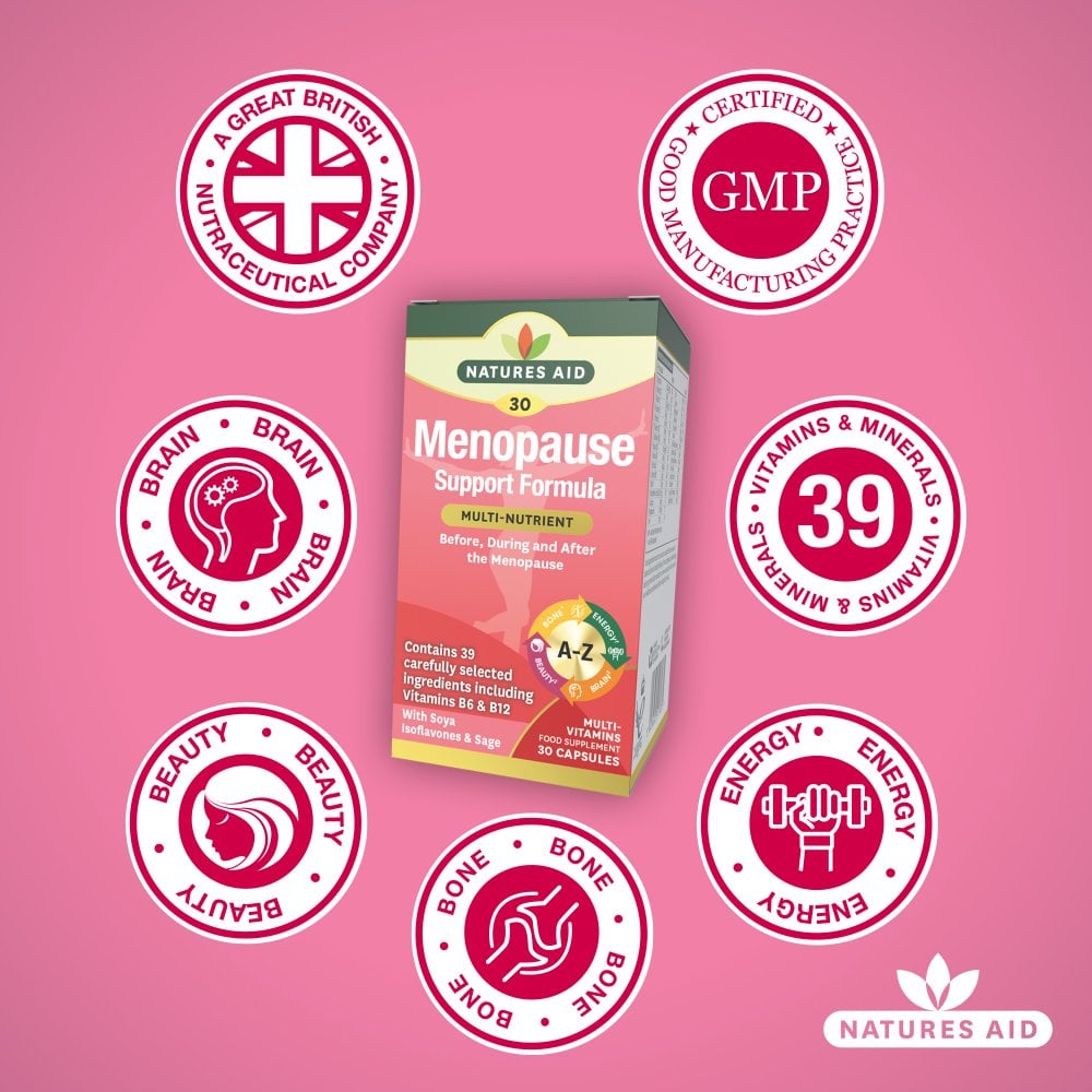 Natures Aid Menopause Support Formula 30 Capsules