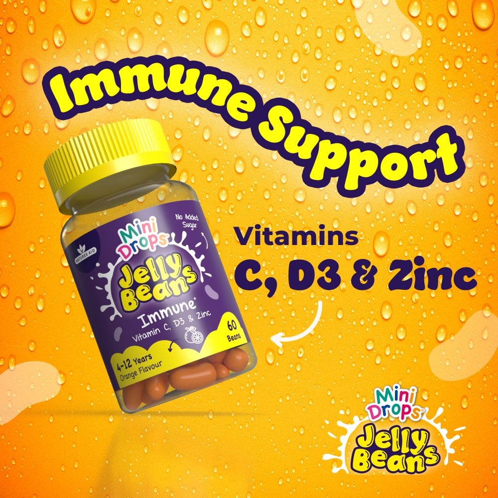 Natures Aid Mini Drops Jelly Beans Immune 60 Beans