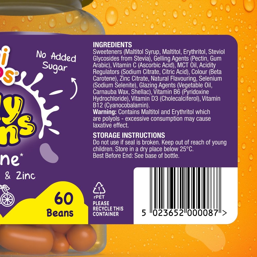 Natures Aid Mini Drops Jelly Beans Immune 60 Beans