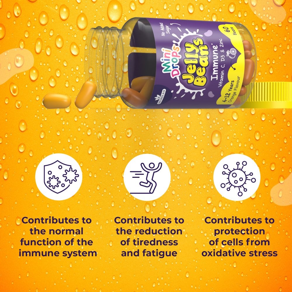 Natures Aid Mini Drops Jelly Beans Immune 60 Beans