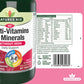 Natures Aid Multi-Vitamins & Minerals (without Iron) 60 Tablets
