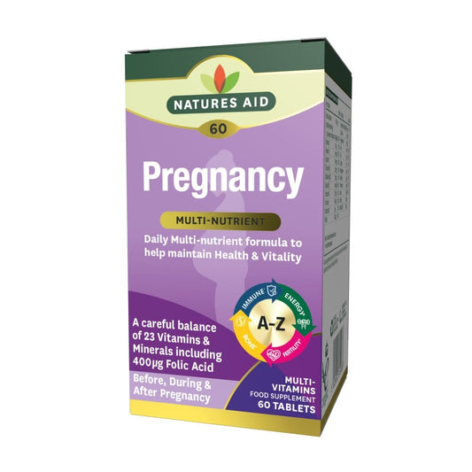 Natures Aid Pregnancy Multi-Vitamins & Minerals 60 Tablets