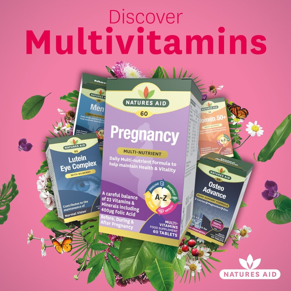 Natures Aid Pregnancy Multi-Vitamins & Minerals 60 Tablets