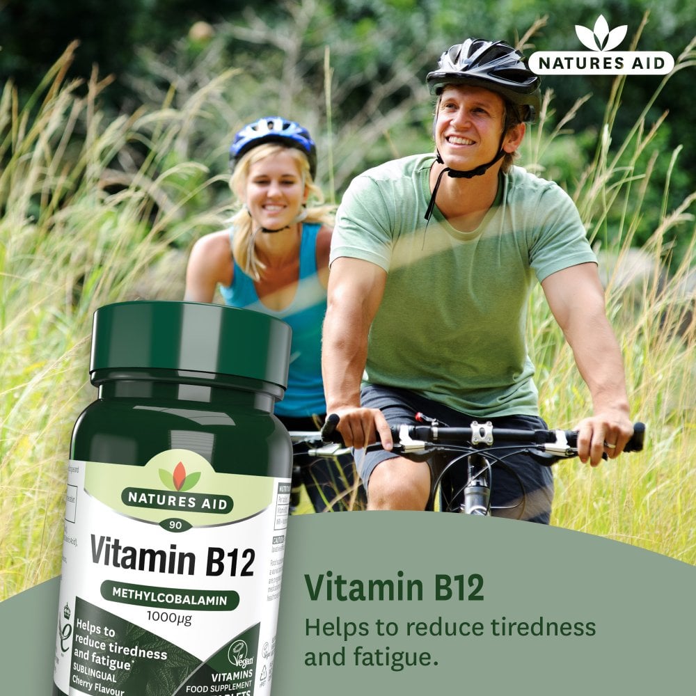 Natures Aid Vitamin B12 (Sublingual) 90 Tablets