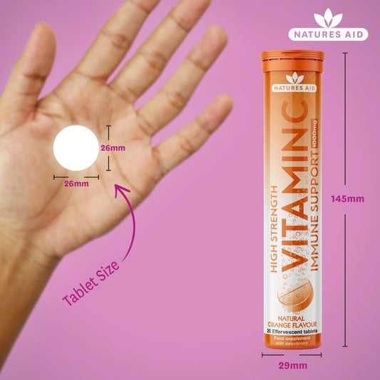 Natures Aid Vitamin C 1000mg Effervescent