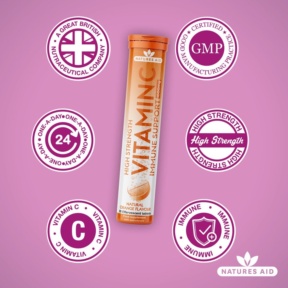 NATURES AID Vitamin C 1000mg Effervescent