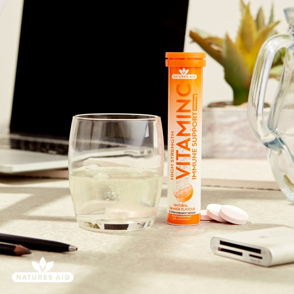 NATURES AID Vitamin C 1000mg Effervescent