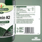 Natures Aid Vitamin K2 MenaQ7 (with Vitamin D3) 30 Capsules
