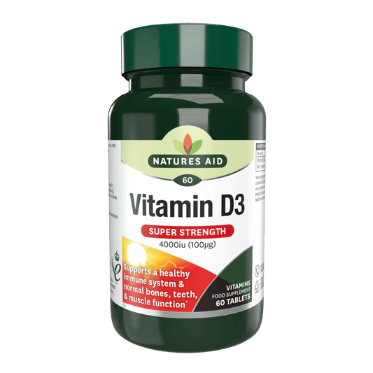 Natures Aid Vitamin D3 4000iu 60 Tablets